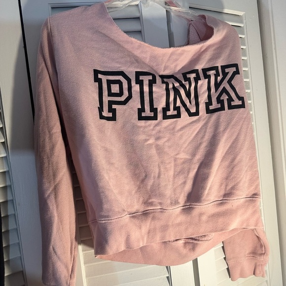 Bundle of TWO PINK Cropped Sweatshirts - Picture 2 of 5